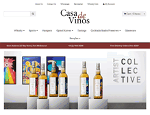 Tablet Screenshot of casadevinos.com.au